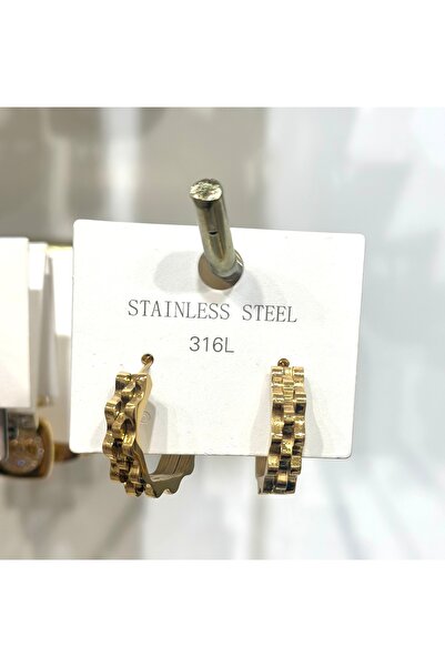 stainles steel أقراط دائرية من الفولاذ مقاس 316 لتر