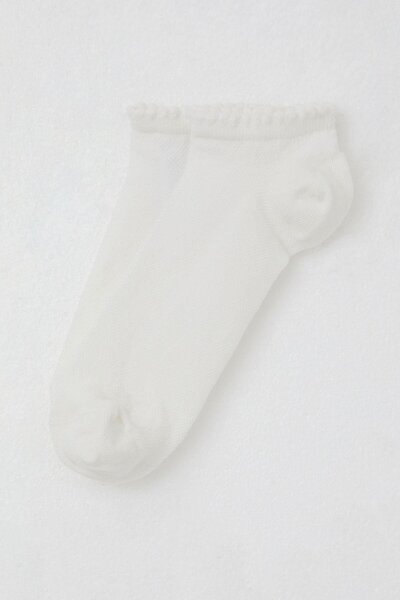 Katamino Artı Girl's Socks Basic 13-14 Years Old, Ecru