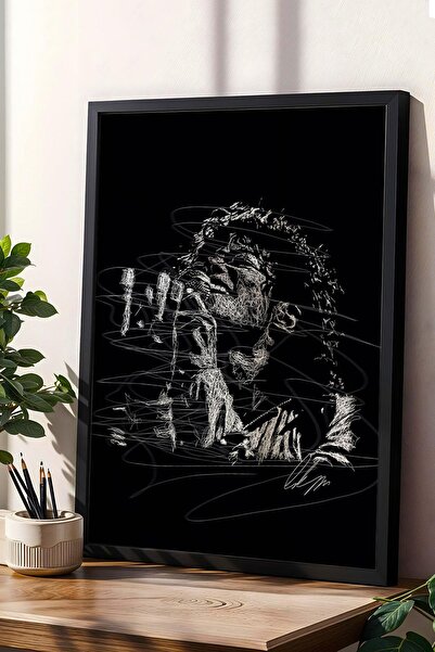 Saturn Pictură înrămată cu portretul lui Michael Jackson - Poster estetic