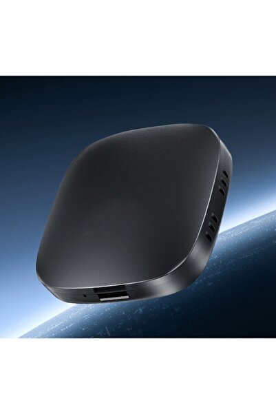 zyteq Adaptor wireless CarPlay și Android Auto 3-în-1 AB022, Plug-and-Play, WiFi 5GHz, negru