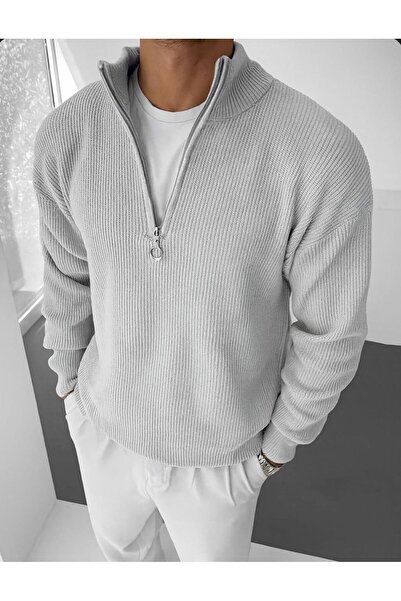 zaos fashion SELANİK ÖRME PAMUKSU ERKEK TRİKO KAZAK SWEAT