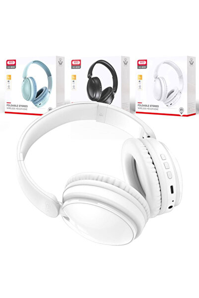 Xo Casti Wireless (BE36), Casti Wireless, Over Ear, BT 5.0, 180h StandBy, Gaming, Crystal, White