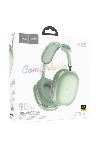 AUDIOX Hoco (W55) Ασύρματα Ακουστικά, Περιφερειακά, BT 5.4, 200 ώρες σε αναμο...