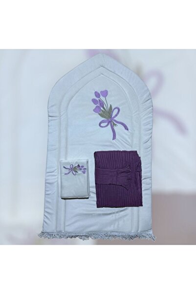 WAREEF FASHION Tulip Luxury Prayer Mat Set
