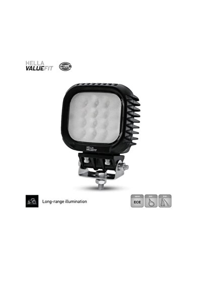 Hella 12V-48V Çalışma Lambası S5000 Kare 5000 Lümen (16 Ledli) - 1GA357109201