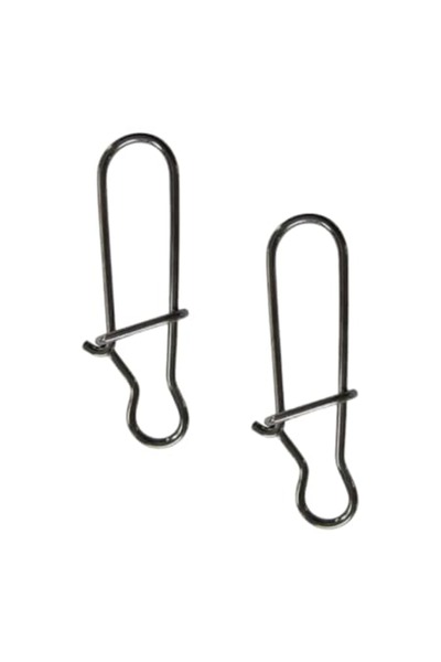 Aqua Carabină Fish-On-X Quick Snap, 10 bucăți, mărimea 8, rezistență 14 kg