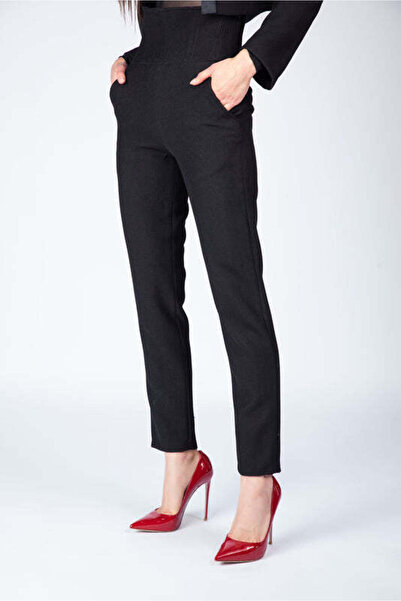 monarh Black high waisted pants
