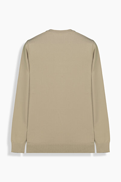 Sarar Interview Woven Wool Slim Fit Bisclet Collar Sweater