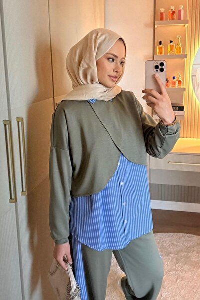 Şulemoda Giyim Sancak Shirt Suit Khaki