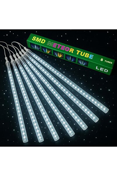 AUTO EMPIRE Star shower effect for modern decoration, shining 3M White LED Tubes, Christmas installation