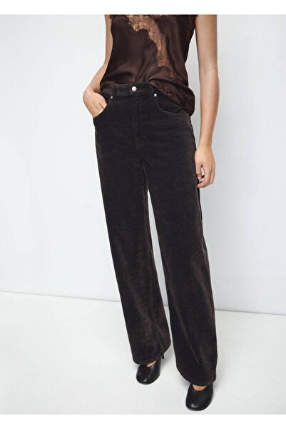 MANGO Woman Kadife balon jean pantolon