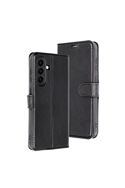 Twin Store Galaxy A26 Case S Flip Cover - Black