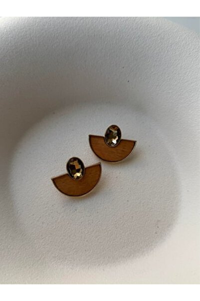 Nole&Co. Taşlı tasarım Küpe