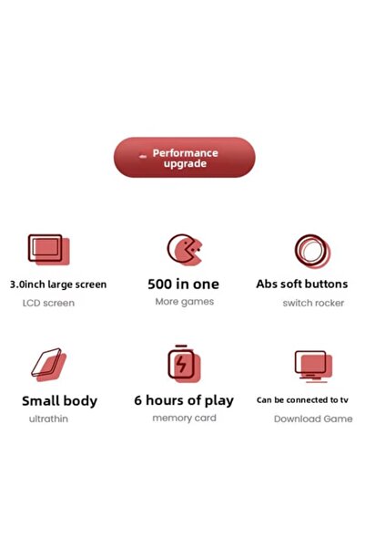 zyteq ZYTEQ®️ G5 portable game console, 3 inch screen, 500 games, retro, green