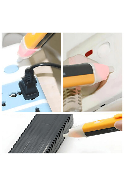 OferteTop Non-Contact Voltage Detector with LED Indicator and Audible Signals