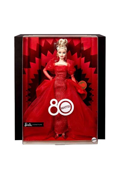 mattel Barbie 80. Yıl Dönümü Koleksiyon Bebek Sarışın JBJ17