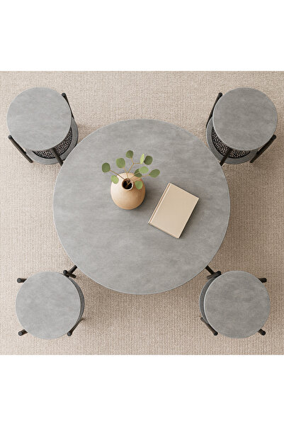 HOMEZ NEED Modern 1+4 Tea Table Set - Contemporary Design