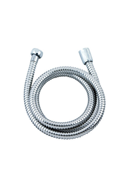 KlaussTech Σωλήνας ντους, μήκος 2m, ορειχάλκινη σύνδεση τροφοδοσίας, γυαλιστε...