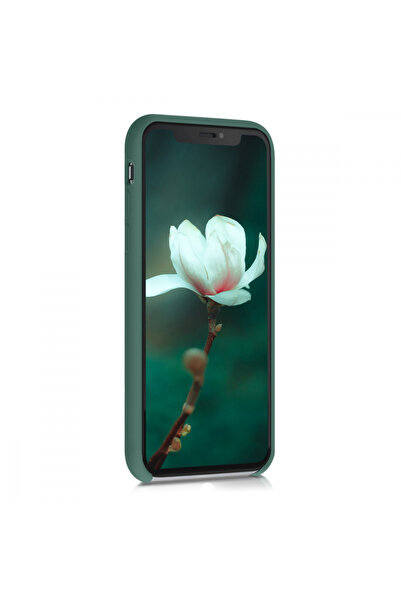 KWmobile Case for Apple iPhone X / iPhone XS, Silicone, Green, 46313.166