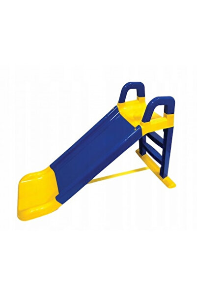 Royal Children's Slide with Raised Side Protection, Indoor and Outdoor, Durable Plastic, 140CM, Blue-Yellow