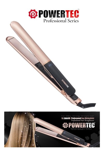 POWERTEC Tr 601 Professional Blow Dryer + Tr-2860 Ceramic Hair Styler Straightener