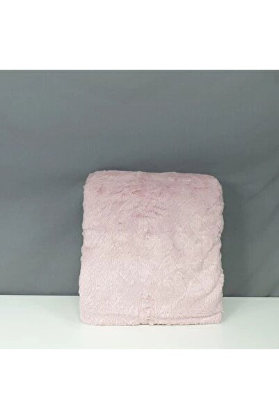 Reiashn Narin Velvet Fur Blanket (200*230 CM) Light Pink