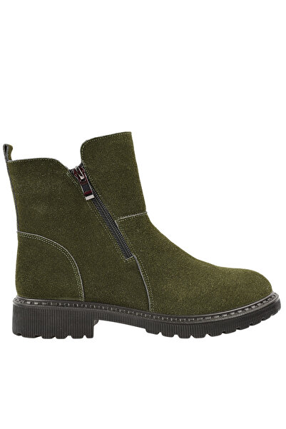 FORMAZIONE Casual boots, women, FORMAZIONE, 3918H03 green, suede 39