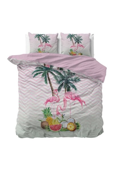 Sleeptime Essentials Fresh Air Blue Bed Linen 200x200/220, 100% Microfiber, 2 Pillowcases