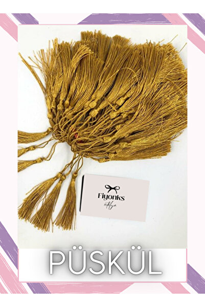 Fiyonks Atölye Püskül, Kitap Ayracı, Süsleme, Davetiye Püskülleri 10 Adet
