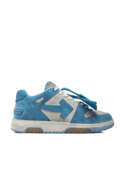 OFF WHITE Off-White Out Of Office Low Vintage Blue Albastru murdar OMIA189S22LEA0080140