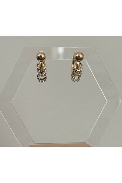 mibrillo Brand Equivalent Charm Hoop Earrings