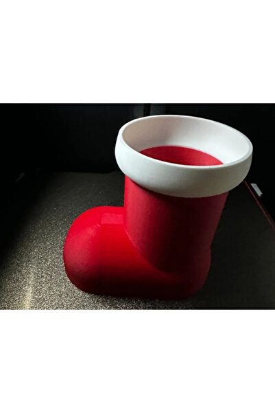 FLEXIS WE MAKE IT POSSIBLE FOR YOU Kırmızı-Beyaz Noel Baba Çizmesi Dekoratif ...