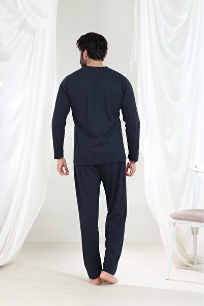 Pyjama Familya Men's Winter Patterned Pajama Set