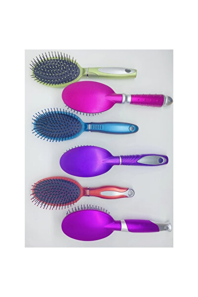 Epilons مشط فرشاة شعر بيضاوي ملون من هاوي