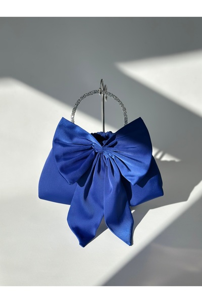 posst bag Синя сумочка з бантиком для вечірнього вбрання