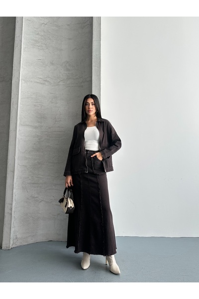 SOLİS MODA WOMEN'S SKIRT SUIT