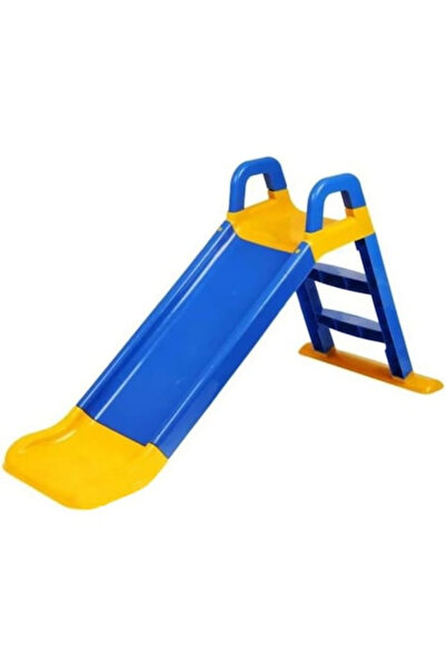 MicroZece Tobogan albastru-galben pentru copii, ideal pentru gradina, lungime 140 cm