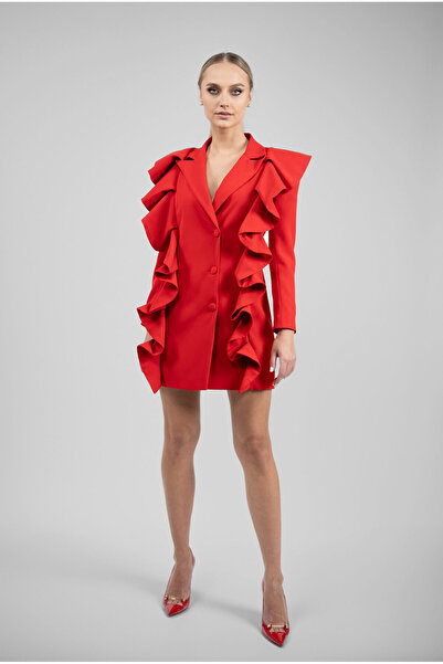 monarh Ruffled blazer dress