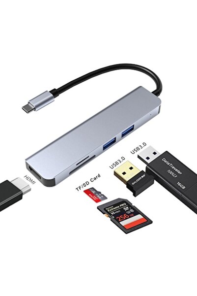 zyteq Docking Station ZYTEQ, 5 în 1, 2x USB 3.0, 1x HDMI 4K, gri
