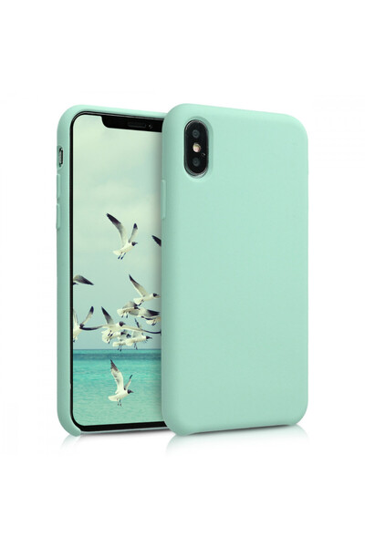 KWmobile Case for Apple iPhone X / iPhone XS, Silicone, Green, 46313.71