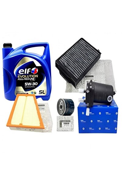 Genel Markalar Renault Megane 2 1.5dci Kw60 Filtre Seti 2003-2006+ELF 5W30 5L...