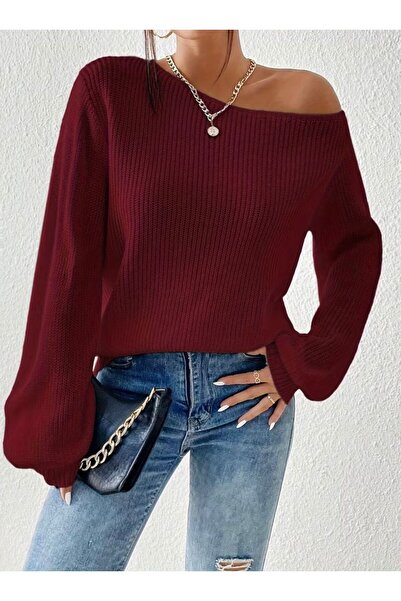 peri tower New Product Shoulder Open Casual Fit Knitwear Sweater 0055