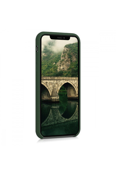 KWmobile Case for Apple iPhone X / iPhone XS, Silicone, Green, 42495.80