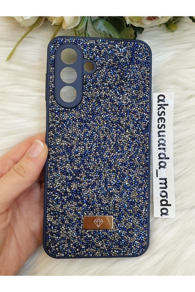 ZB Aksesuarda Moda Samsung Galaxy A17 Compatible Luxury Swrovski Stone Case