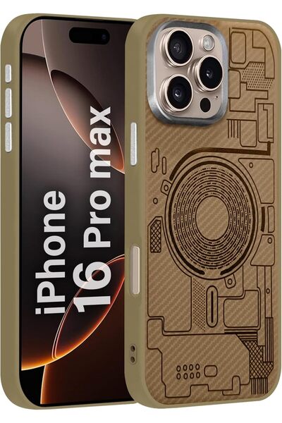 Margoun جراب TPU صلب لهاتف iPhone 16 Pro Max مع مصد مقاوم للصدمات، غير قابل ل...