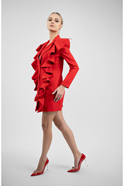 monarh Ruffled blazer dress