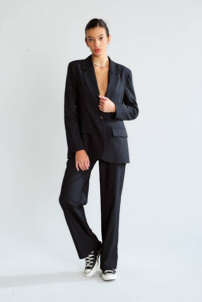 Robin D80300 Kadın Ceket Pantolon Takım