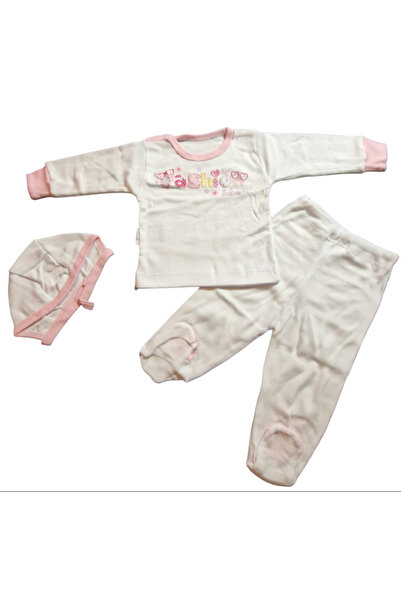 Bubu Kids Creations 3-piece baby suit, made in Romania