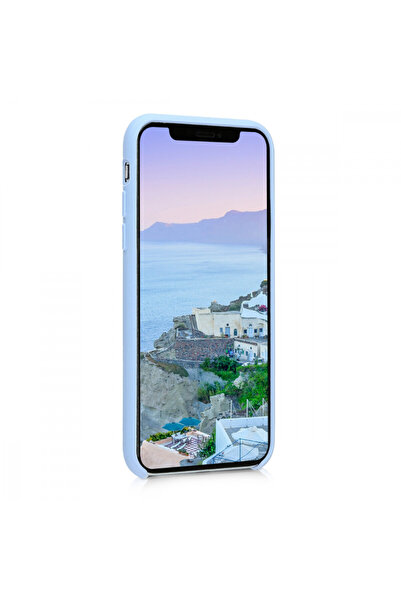 KWmobile Case for Apple iPhone X / iPhone XS, Silicone, Blue, 42495.58