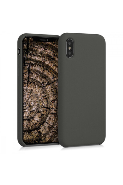 KWmobile Case for Apple iPhone X / iPhone XS, Silicone, Green, 42495.107